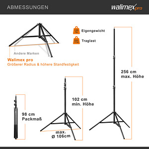 Walimex pro WT-806 statiiv (2 foto / 2)