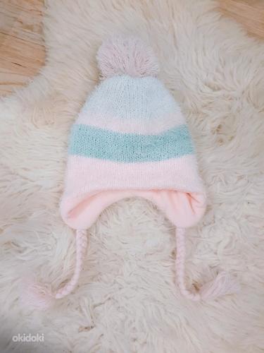 НОВАЯ зимняя шапка для девочек (фото #1)