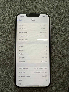iPhone 14 128Gb (3 фото из 10)