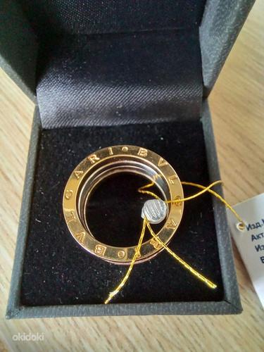 Золотое кольцо bvlgari zero с бриллиантами! (фото #3)