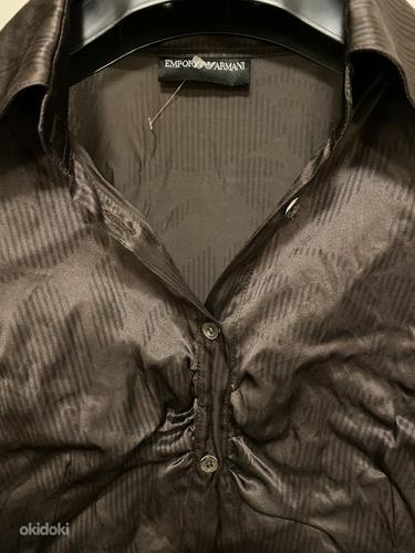 Emporio Armani новая рубашка,размер S,шёлк,оригинал (фото #3)