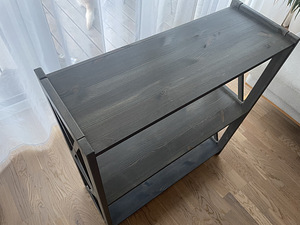 Riiul ALEX 80x31xH86cm, antiikhall (home4you) (2 foto / 3)