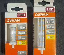 Новые Лампочки Osram LED, тёплый белый, R7s, 8 Вт и 12,5 Вт