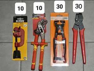Knipex torutangid, torulõikur, plaadi ja lõiketangid (1 foto / 1)