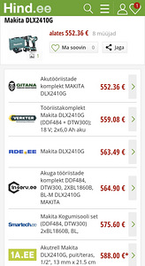 UUS Combokit LXT DLX2410G Makita (2 foto / 2)