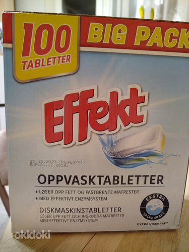 Nõudepesumasina tabletid 100 tk (foto #1)
