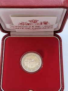 2 x 2 euro Monaco 2024+2025 Proof