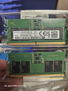 Samsung DDR5-4800 SODIMM 16GB (2x8GB) RAM (1 foto / 1)