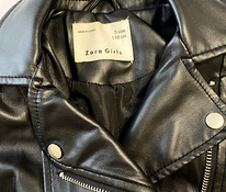 Zara girls кожаная куртка 5-6л