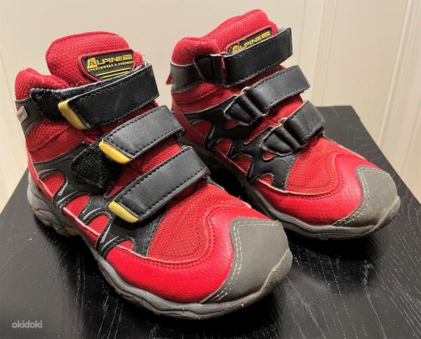 Детские красные ботинки Alpine Pro s29 (фото #1)