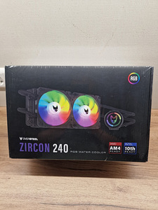ZIRCON Liquid Cooling 240 mm RGB , 200W TDP , AM4 , intel (1 foto / 2)