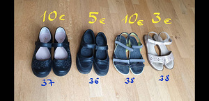 Туфли для девочки 36, 37, 38 ecco, pablosky, biomecanics (1 фото из 1)