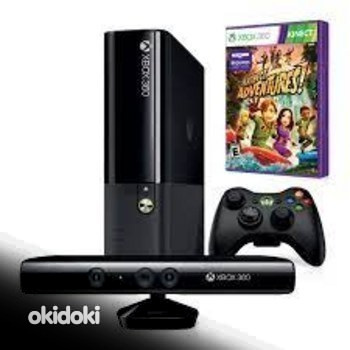 Xbox 360 E Slim Kinect + 2 xbox360 mängu (foto #1)