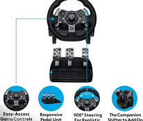 Logitech G920 Driving Force Wheel rooliratas pedaalide kast Xbox