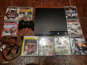 Sony Ps3 Slim mängudega PLaystation 3 Slim ps3