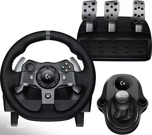 Logitech G920 rool + käigukast Xbox One Pc Series X/S (1 foto / 1)