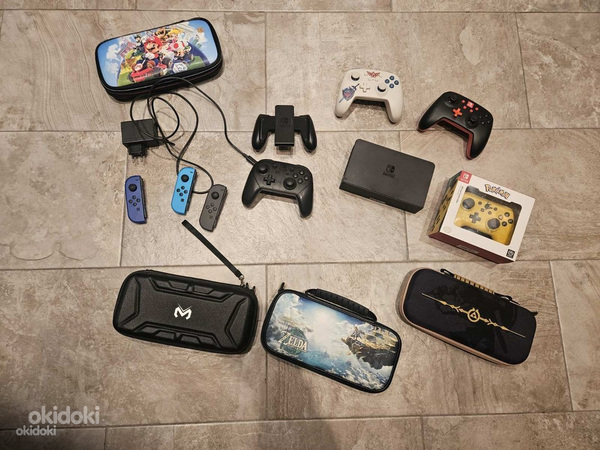 NIntendo Switch Controller pult, Dockstation Laadija Kaned