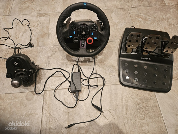 Logitech G29 rool, pedaalid, käigukang Sony Ps3/Ps4/Ps5/Pc