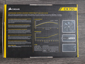 Corsair CX 750 toiteplokk (2 foto / 5)