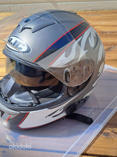 Шлем / мотоциклетный шлем HJC Smoke FS-10 (фото #6)
