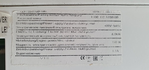 Тепловентилятор, обогреватель WING E100 EC. 400 V 6.0 KW. (8 фото из 8)