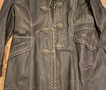 Кожаное пальто (винтажный стиль).