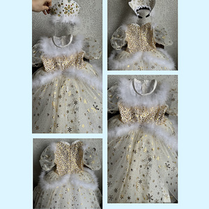 Kleit Snow Maiden Snegurochka (4 foto / 5)