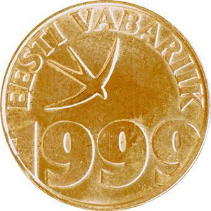 1 kroon Eesti 1999. a
