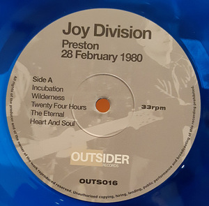 Joy Division - Preston 28 February 1980 (translucent blue) (2 foto / 3)