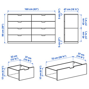 Ikea nordli 160x99 (3 foto / 3)