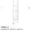 IKEA TYSSEDAL klaasuks hingedega 50x229 cm (foto #5)