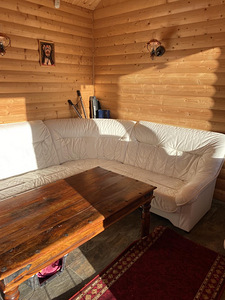 Угловой кожаный диван (2 фото из 5)