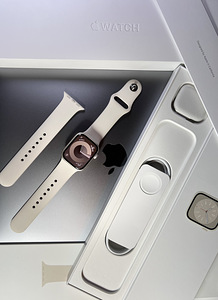 Apple Watch Series 8 GPS 41mm Starlight Aluminum BH100% (1 foto / 9)
