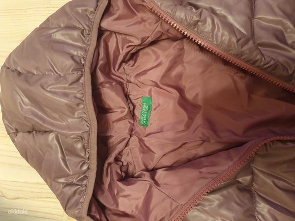 Зимняя куртка benetton размер 150 (фото #2)
