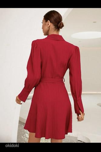 Красное платье s(36) новое (фото #2)