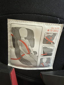 Cybex solution x-fix + Autoistme kaitsekate turvatooli alla. (3 foto / 4)