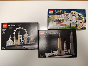 Lego Architecture 21028, 21034; Harry Potter 76425 (1 foto / 1)