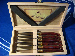 Laguiole L'eclair 440 Steak Knives - 6pc set (2 foto / 4)