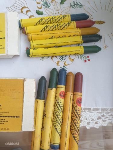Цветные жировые карандаши (фото #4)