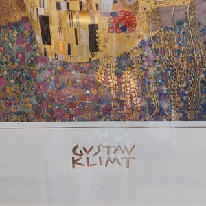 Maali "Suudlus" Gustav Klimt. (2 foto / 5)