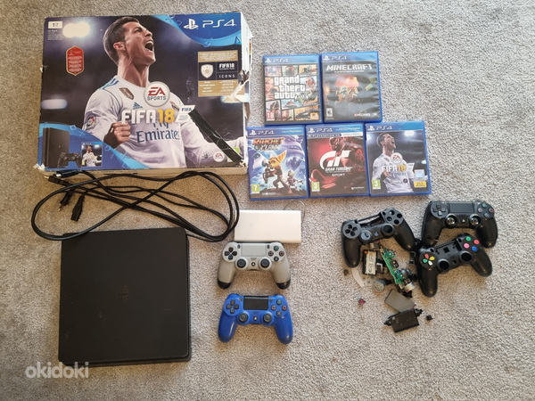 Playstation 4 1TB 2pulti +5games (Ps4) (фото #1)