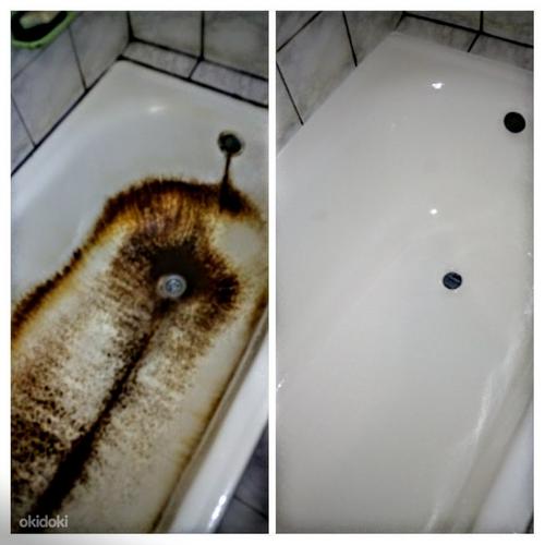 Реставрация восстановление обновление ванн акрилом (фото #3)