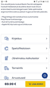 Beats Flex juhtmevabad klapid (4 foto / 4)