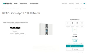 Seinakapp MEBLIK North 1254x300x1000 (2 foto / 2)