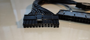 ATX 30cm 24 Pin Dual PSU Power Supply Extension Cable (4 foto / 6)
