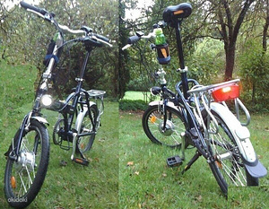 SUUREPÄRANE KOKKUPANDAV JALGRATAS 20" , 7 KIIRUST (3 foto / 10)