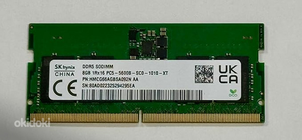 DDR5 - 5600 2x8 Gb Hynix sodimm