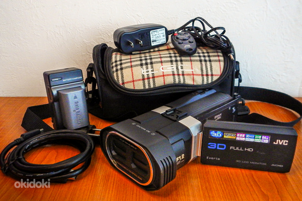 JVC GS-TD1-B 3D stereoskoopiline videokaamera