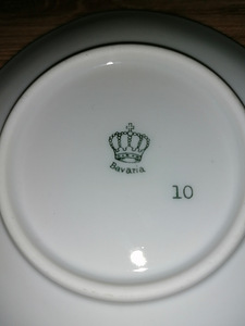6 BAVARIA portselanrosetti, vintage (2 foto / 8)