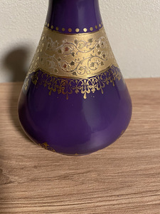Bavaria kullatud vaas, vintage (3 foto / 8)